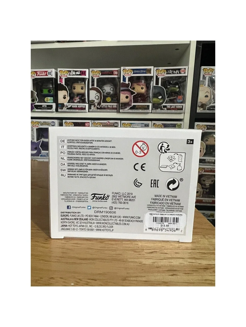 VAULTED Dwight Schrute Funko Pop #871 The Office Television Tv Show Rainn Wilson